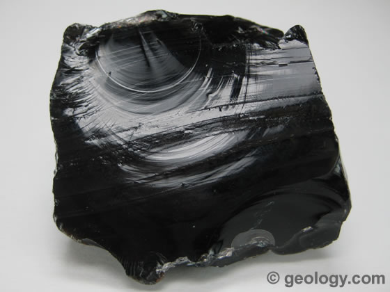 obsidian igneous rock